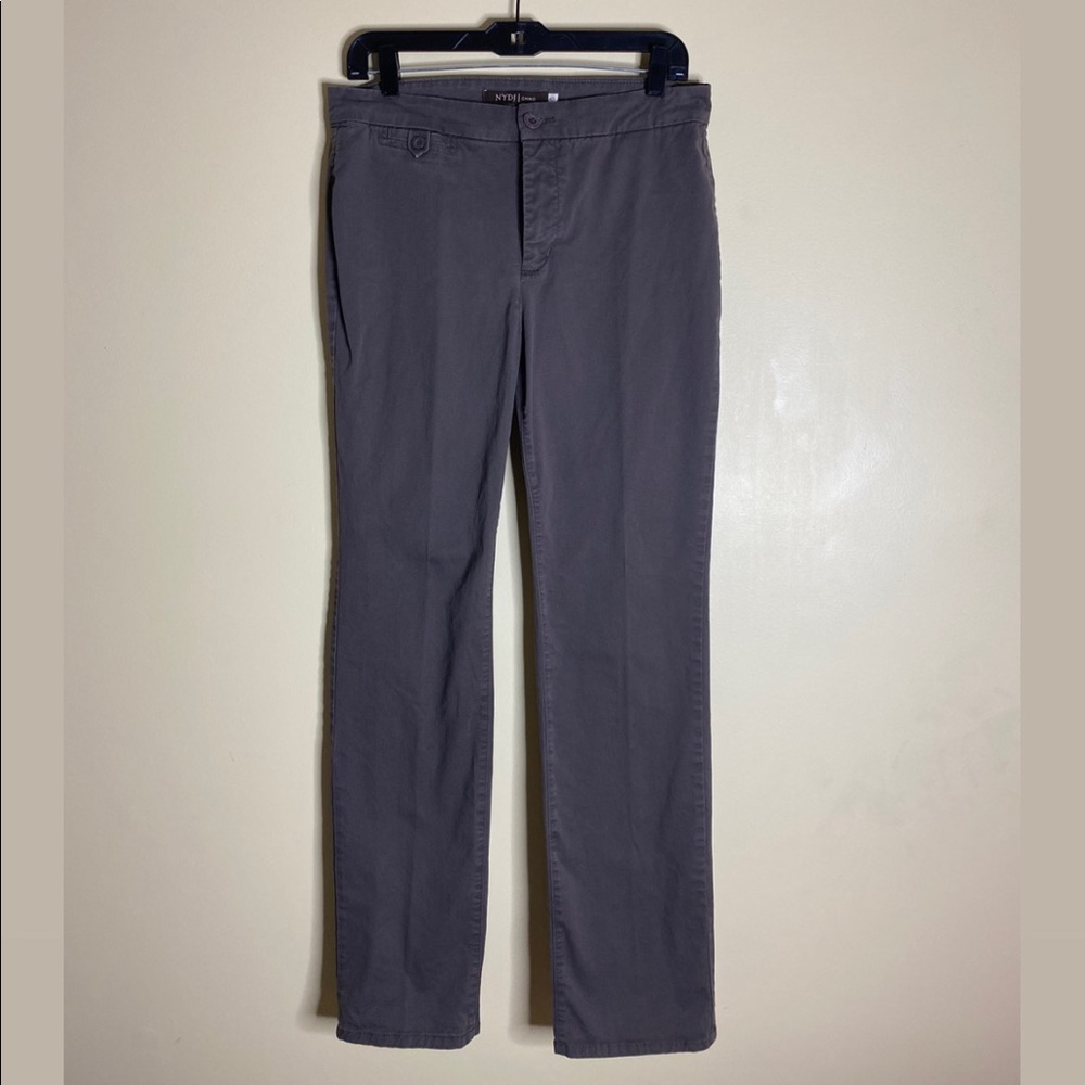Brown straight leg pants